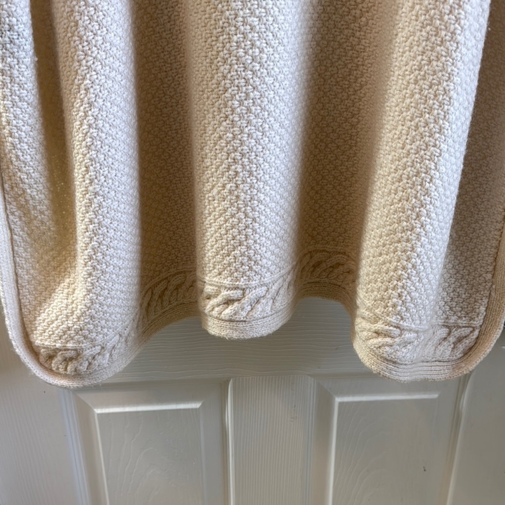 Lauren Ralph Lauren Cream Cowl Neck Sweater with Intricate Openwork - Picture 4 of 7
